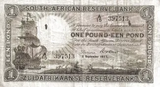 South Africa 1 Pound, 1928 image