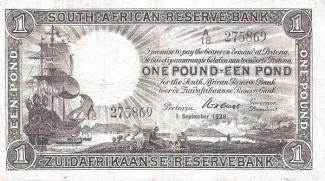 South Africa 1 Pound, 1928 image