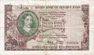 South Africa 20 Rand, 1961 image
