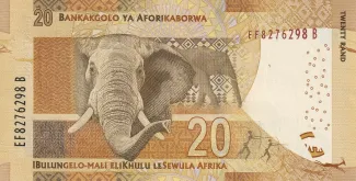 South Africa 20 Rand, 2014-2015 reverse
