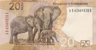 South Africa 20 Rand, 2023 reverse