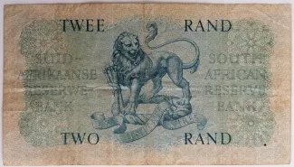 South Africa 2 Rand, 1961-1962 reverse