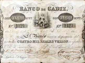 Spain 4.000 Reales de Vellón,  obverse