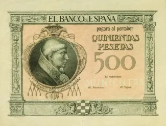 Spain 500 Pesetas, 1925 P-69 obverse