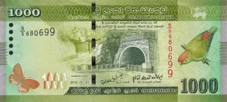 Sri Lanka 1.000 Rupees, 2010-2022 obverse