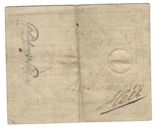 Suriname 0 Gulden, 1826 reverse