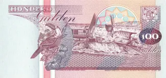 Suriname 100 Gulden, 1991-1998 reverse