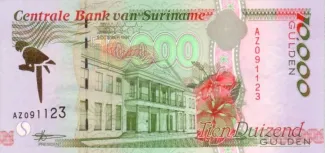 Suriname 10.000 Gulden, 1997 obverse