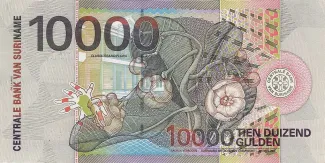 Suriname 10.000 Gulden, 2000 reverse