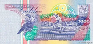 Suriname 2.000 Gulden, 1995 reverse