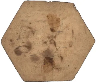 Suriname 25 Centen, 1837-1848 reverse