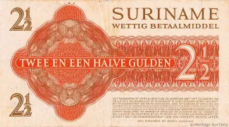 Suriname 2 Gulden, 1955 reverse