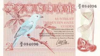 Suriname 2 Gulden, 1985 obverse