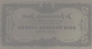 Suriname 300 Gulden, 1865-1910 reverse