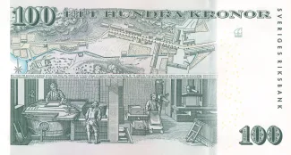 Sweden 100 Kronor, 2005 P-68 reverse