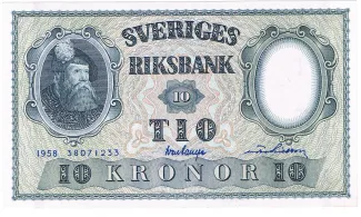 Sweden 10 Kronor, 1962 image