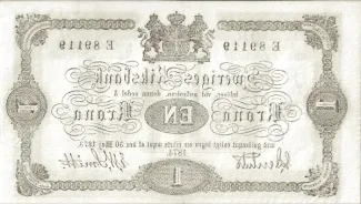 Sweden 1 Króna, 1874-1875 reverse