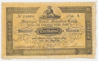 Sweden 32 Skillingar, 1836-1858 obverse