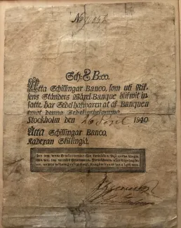 Sweden 8 Skilling, 1834-1849 obverse