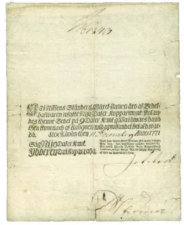 Sweden 9 Daler, 1759-1776 obverse