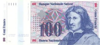 Switzerland 100 Francs 7th, 1985 P-63 obverse