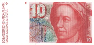 Switzerland 10 Francs 6th, 1979-1992 obverse