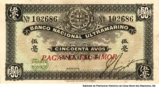 Timor-Leste 50 Avos, 1940 P-9 obverse