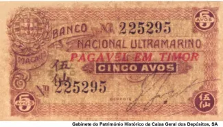 Timor-Leste 5 Avos, 1940 P-7 obverse