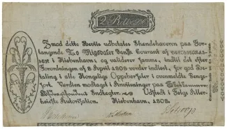 Tønder, County of 2 Rigsdaler D.C. - Frederick VI, 1808 obverse