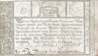 Tønder, County of 50 Rigsdaler Courant, 1785-1794 obverse