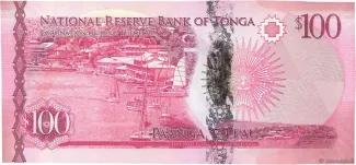 Tonga 100 Pa'anga, 2015 reverse