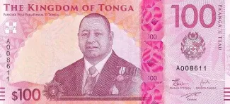 Tonga 100 Pa'anga, 2023 obverse