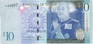 Tonga 10 Pa'anga, 2009 obverse