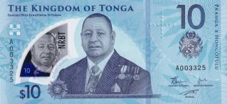 Tonga 10 Pa'anga, 2023 obverse