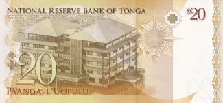 Tonga 20 Pa'anga, 2009 reverse