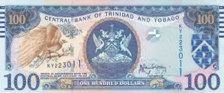 Trinidad and Tobago 100 Dollars, 2006 obverse