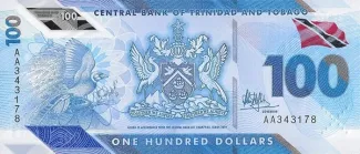 Trinidad and Tobago 100 Dollars, 2019 obverse