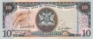 Trinidad and Tobago 10 Dollars, 2006 obverse