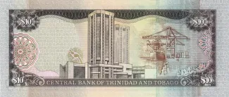 Trinidad and Tobago 10 Dollars, 2006 reverse