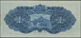 Trinidad and Tobago 1 Dollar, 1929-1932 reverse