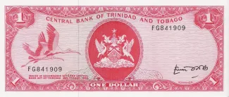 Trinidad and Tobago 1 Dollar, 1977-1984 obverse