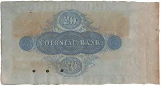 Trinidad and Tobago 20 Dollars, 1903 reverse