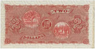 Trinidad and Tobago 2 Dollars, 1905 reverse