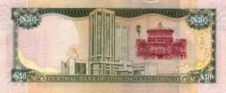 Trinidad and Tobago 50 Dollars, 2012 P-53 reverse