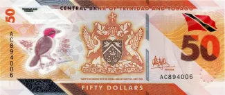 Trinidad and Tobago 50 Dollars, 2020 obverse