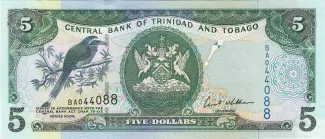 Trinidad and Tobago 5 Dollars, 2006 obverse