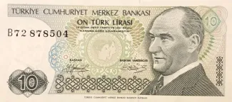 Turkey 10 Lira, 1979 image