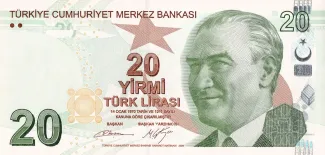 Turkey 20 Lira, 2022 image