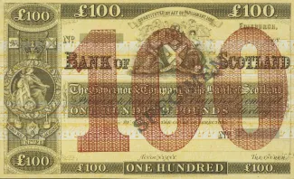 Scotland 100 Pounds, 1860 P-69 obverse
