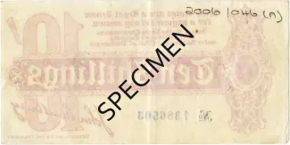 United Kingdom 10 Shillings, 1914 P-346 reverse